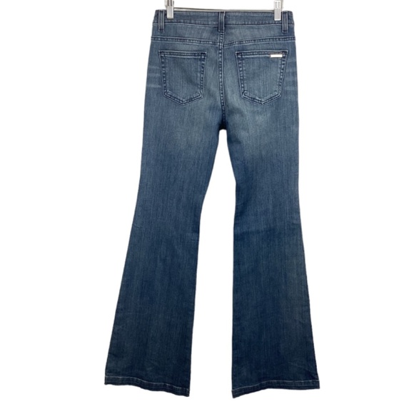 Michael Kors Selma Flare Denim Jeans Size 4 Long‎ Inseam Tall Jeans - Picture 5 of 10